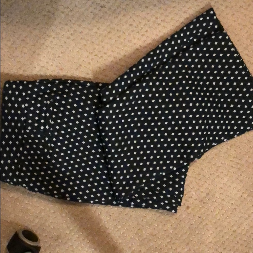 Super nice green checked dress pant